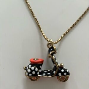Betsey Johnson Vintage Scooter Necklace
